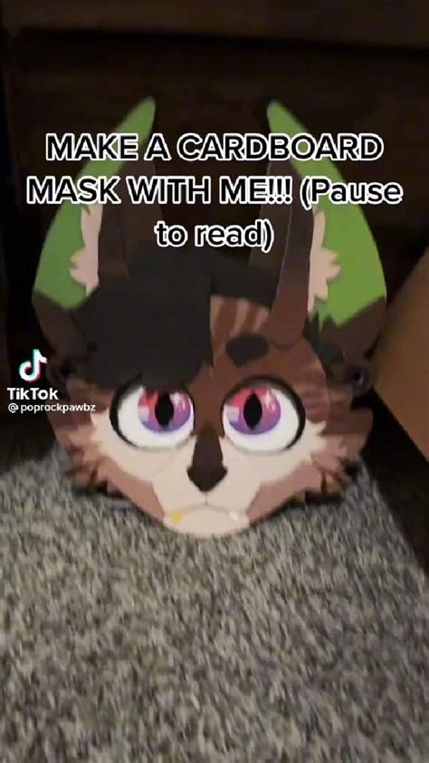 paper fursuit|paper fursuit mask.